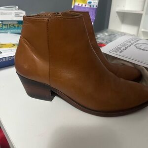Thursday Boot Company Tan Leather Ankle Boots